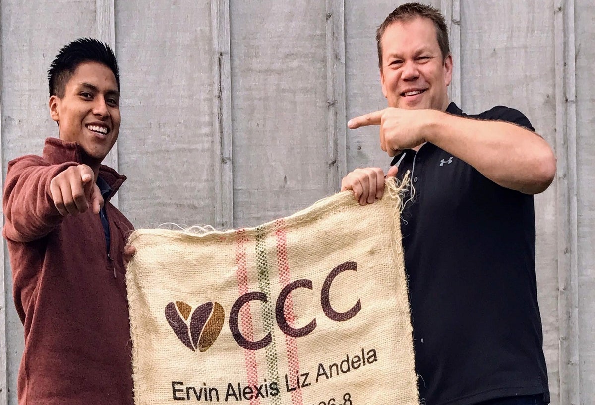 Ervin Liz, caficultor indígena