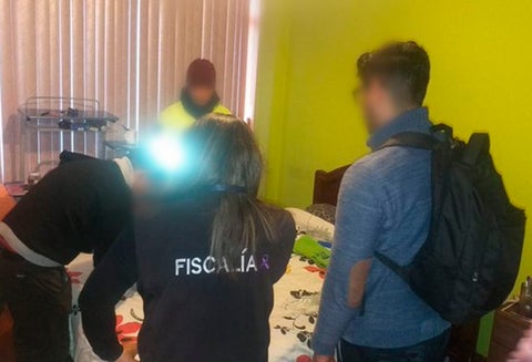 La Fiscalía de Ecuador en la casa de la prefecta Paola Pabón