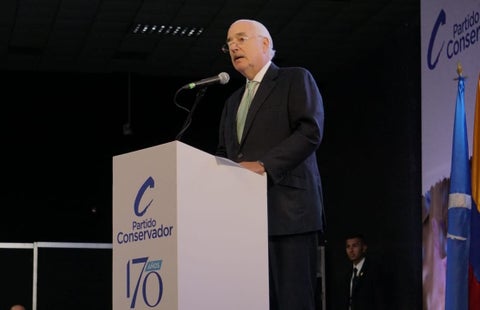 Expresidente Andrés Pastrana Partido Conservador