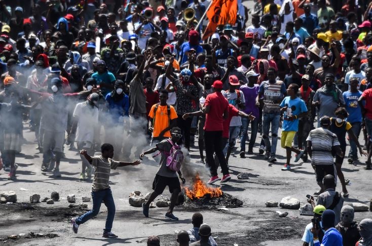 Manifestaciones en Haiti