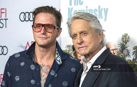 Cameron y Michael Douglas