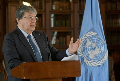 Carlos Holmes Trujillo, ministro de Relaciones Exteriores de Colombia
