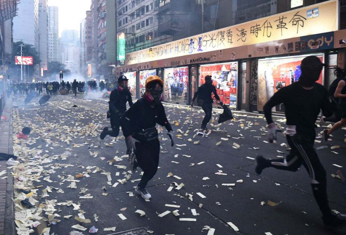 Protestas en Hong Kong