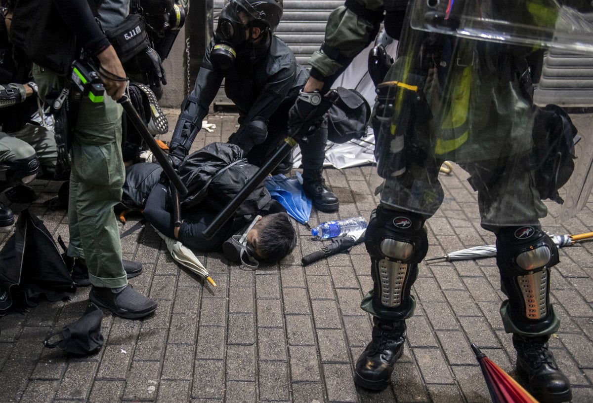 Protestas violentas en Hong Kong