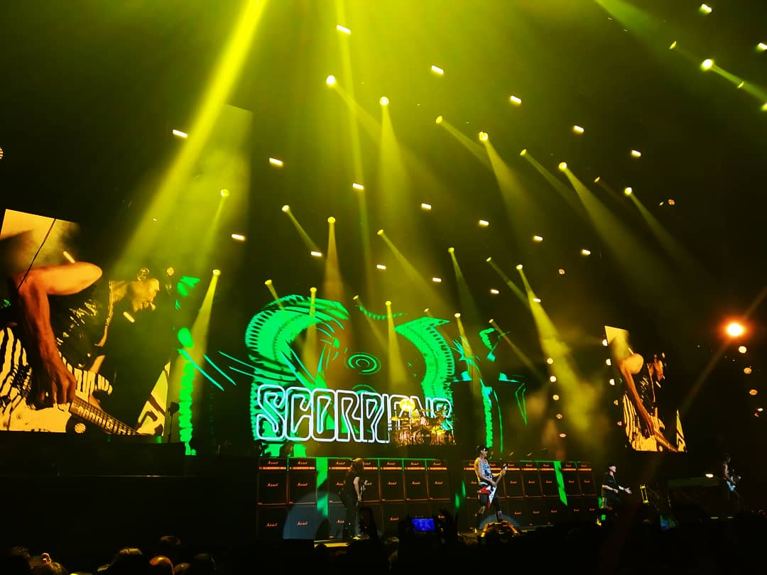 Scorpions y Whitesnake en Bogotá (Movistar Arena; 10 de octubre de 2019)