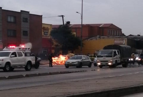 Incendio en la carrera 30, Bogotá