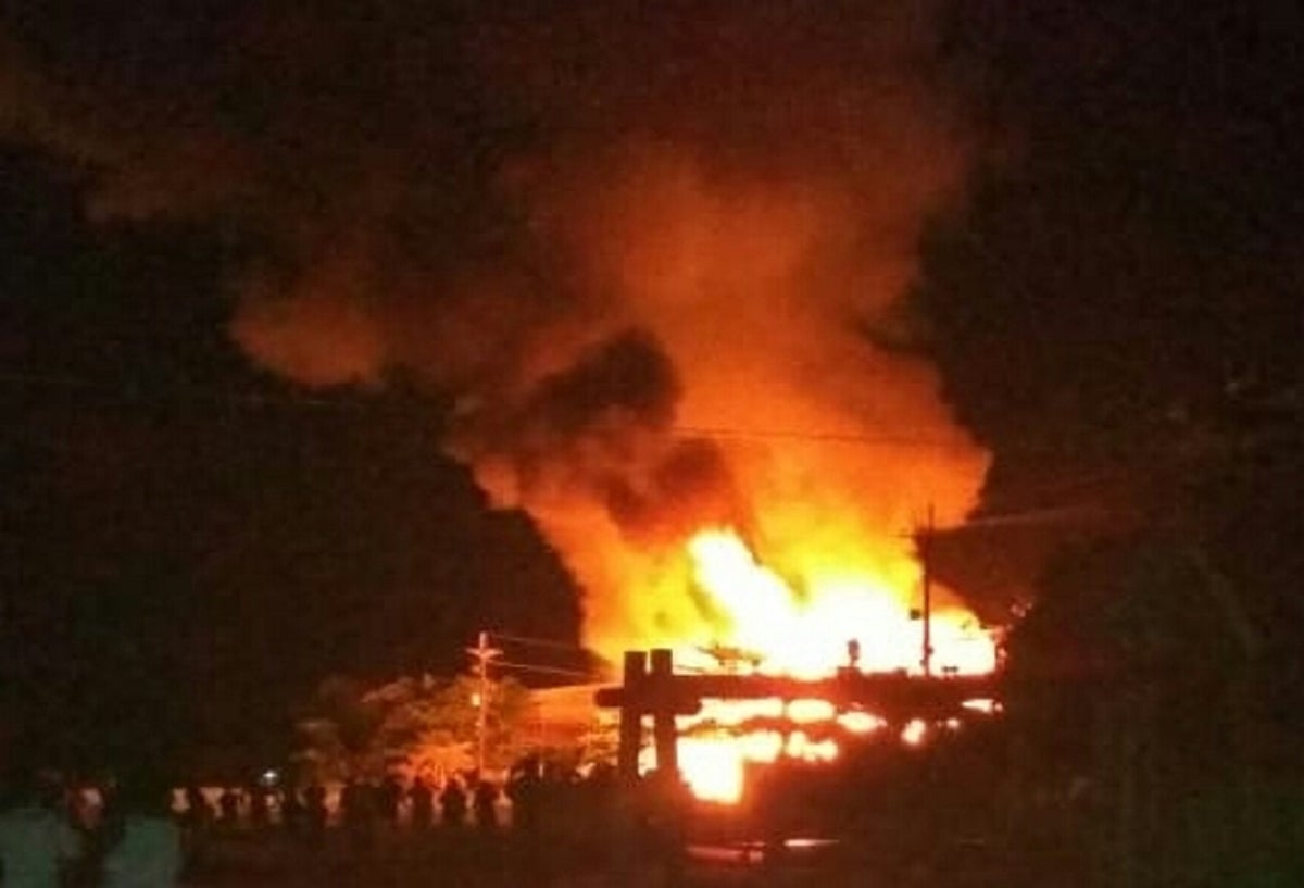 Incendio en Vigía del Fuerte, Antioquia