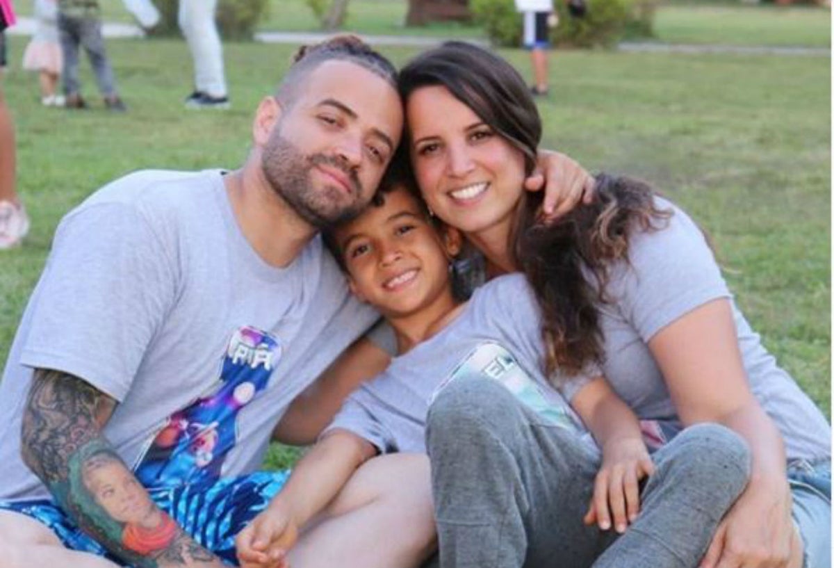 Nacho y su esposa Inger Mendoza