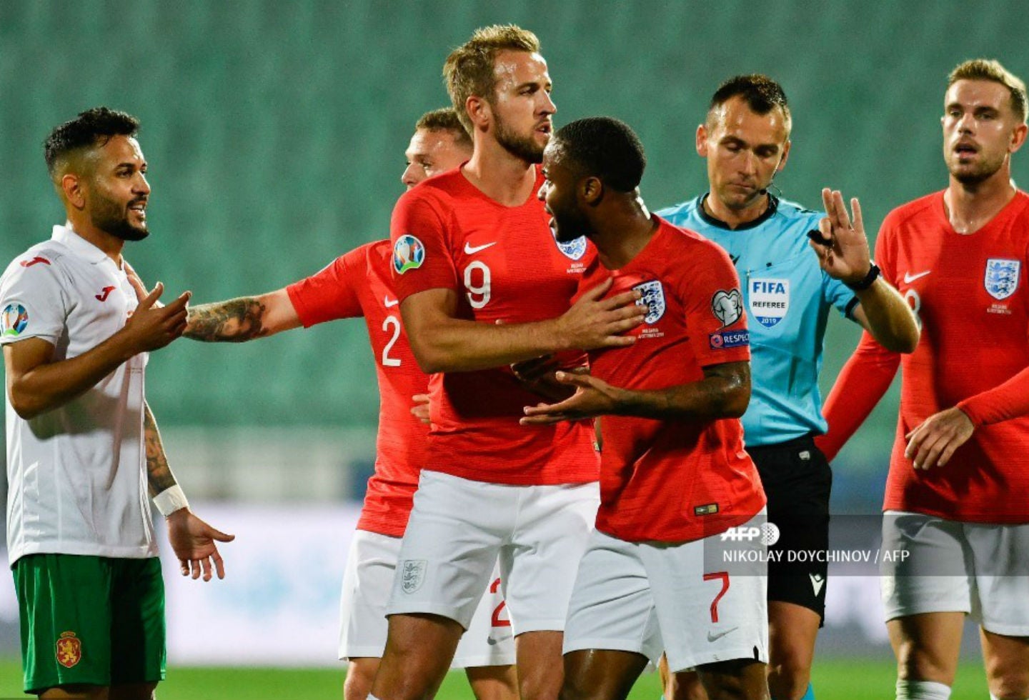 Bulgaria vs Inglaterra por la Eurocopa 2020.