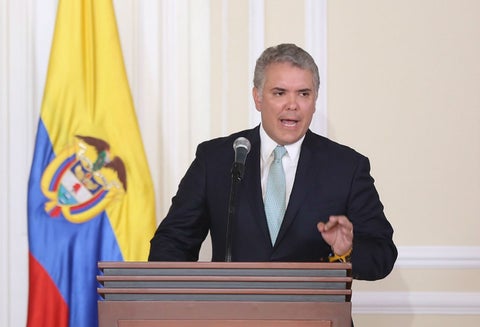 Iván Duque, presidente de Colombia