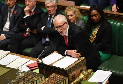 Jeremy Corbyn, líder laborista británico