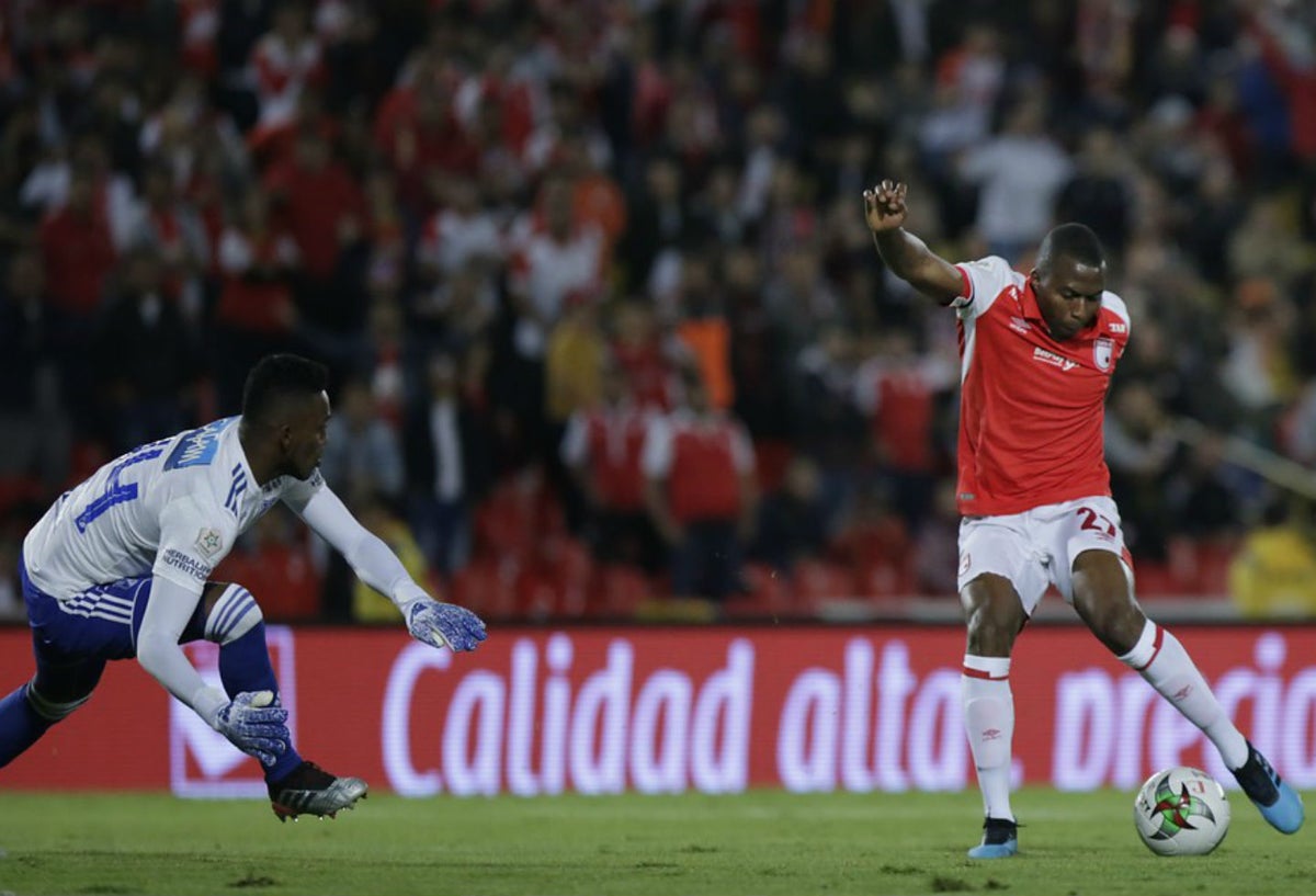 Maicol Balanta, delantero de Santa Fe