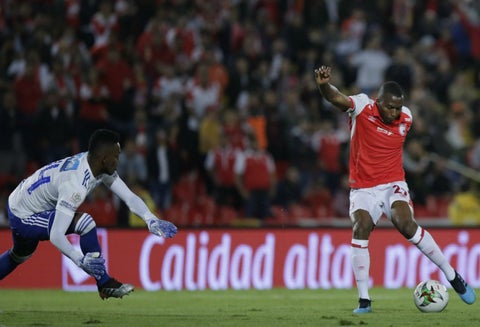 Maicol Balanta, delantero de Santa Fe