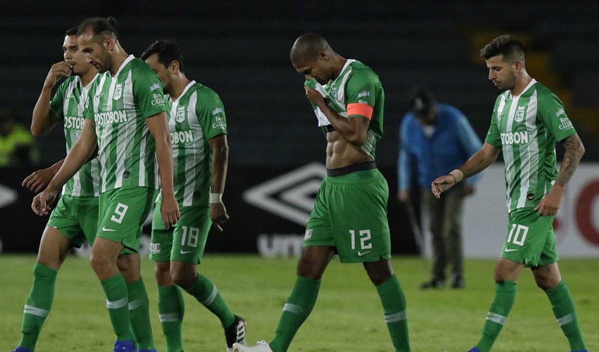 Atlético Nacional, jugadores derrotados