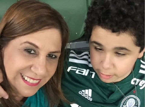 Silvia Grecco y su hijo Nickollas