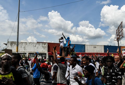 Protestas en Haití