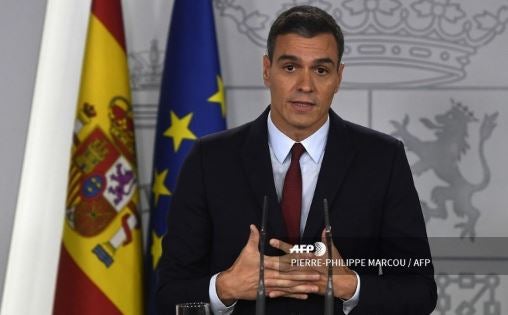 Pedro Sánchez, presidente del Gobierno español