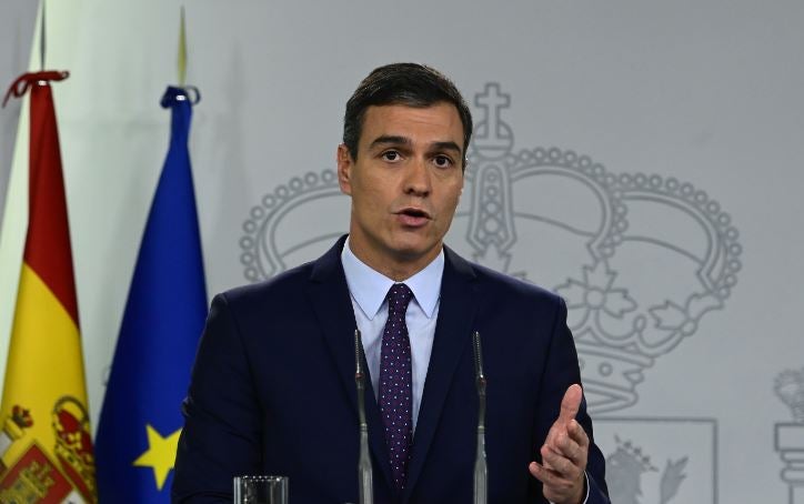 Pedro Sánchez, presidente del Gobierno español