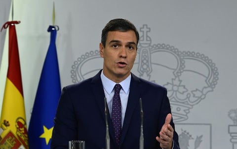 Pedro Sánchez, presidente del Gobierno español