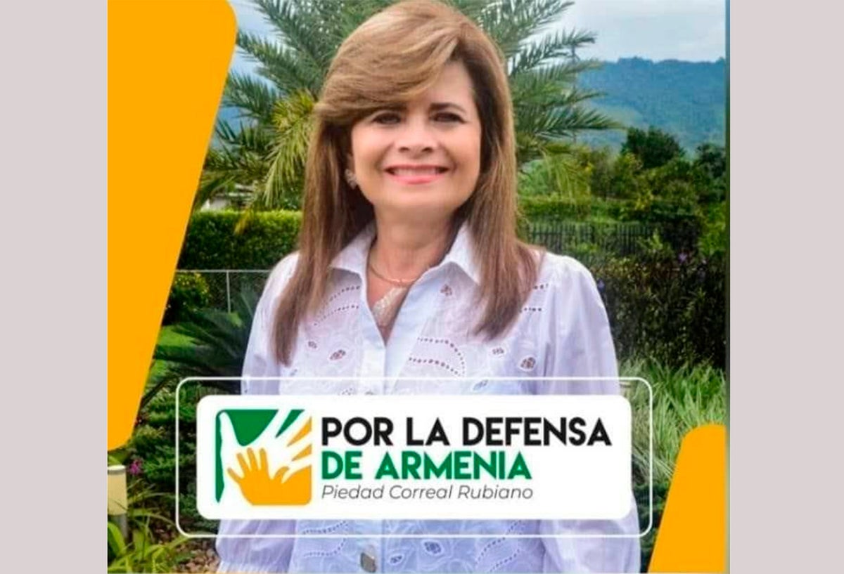 Piedad Correal, candidata a la Alcaldía de Armenia