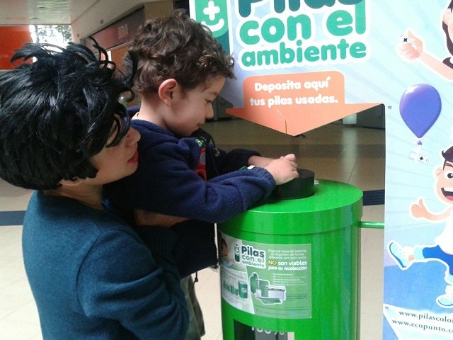 Reciclaje de pilas.