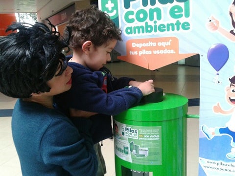 Reciclaje de pilas.