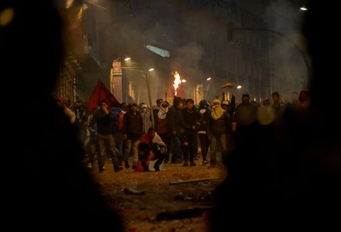 Protestas en Ecuador