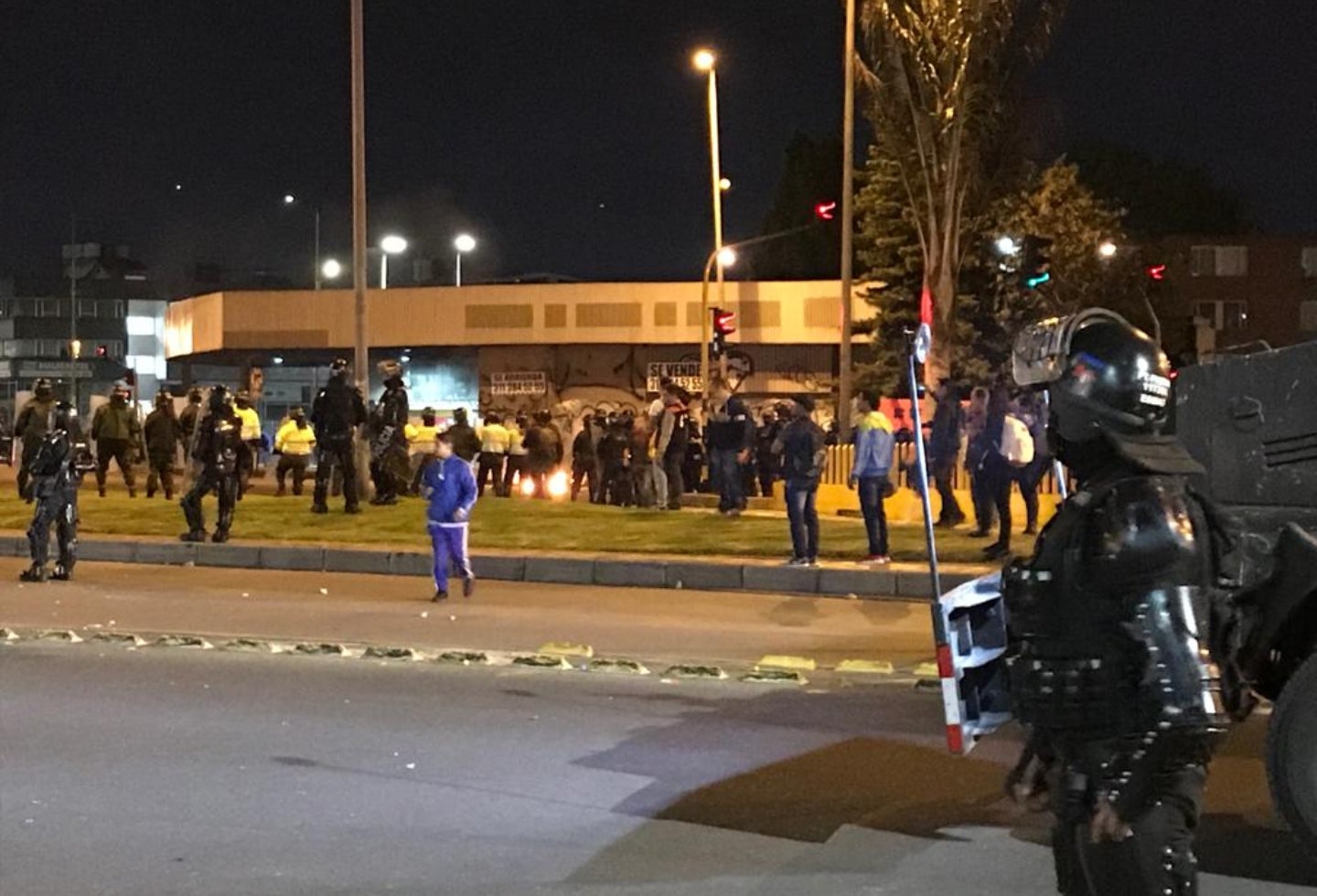 Protestas en Los Héroes
