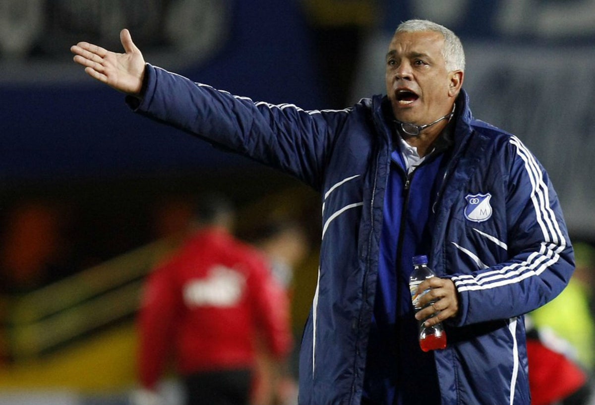 Richard Páez cuando dirigió Millonarios