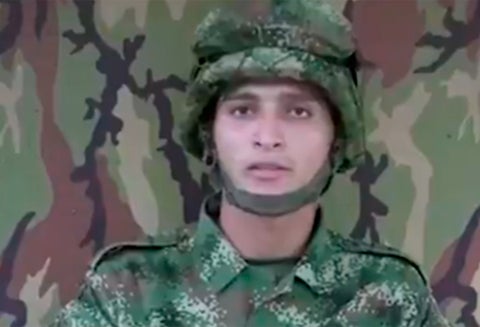 Luis Carlos Carrillo Santamaría, soldado colombiano