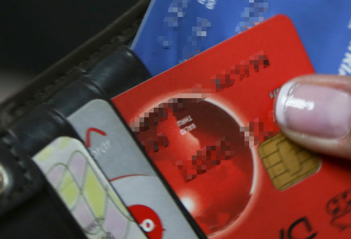Foto de referencia de tarjetas de crédito