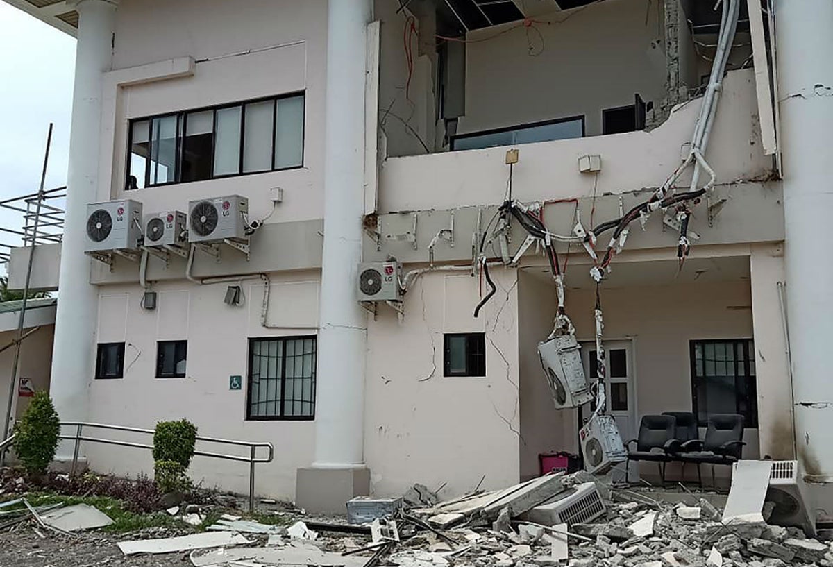 Terremoto al sur de Filipinas
