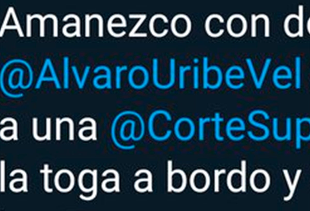 El trino que Francisco Santos borró