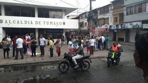 La ciudad de TUmaco se ha visto envuelta en una ola de violencia que deja 5 muertos en 3 días