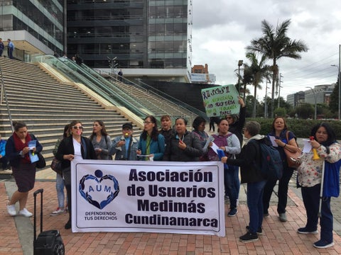 Protesta usuarios Medimás