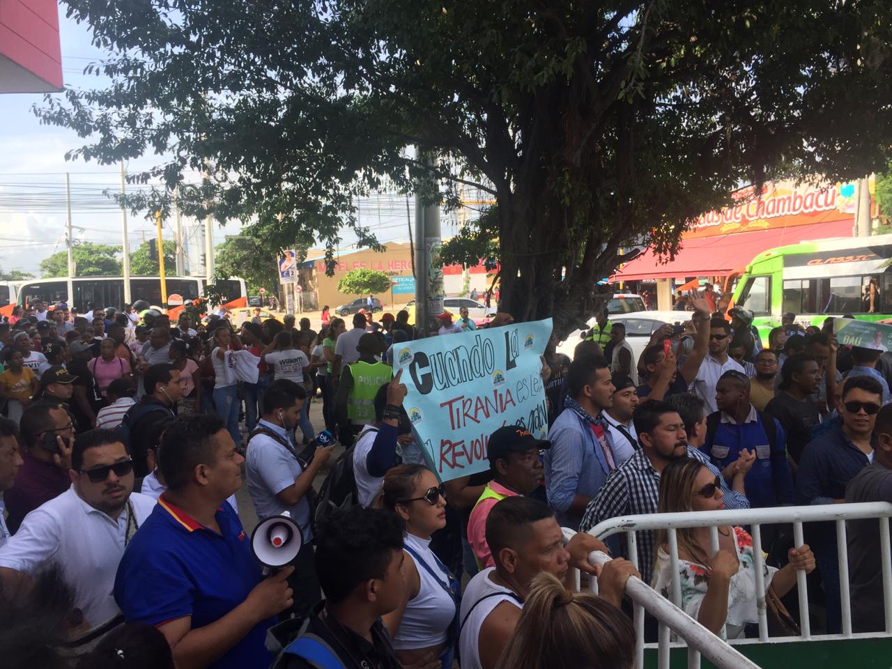 Protesta escrutinios Cartagena