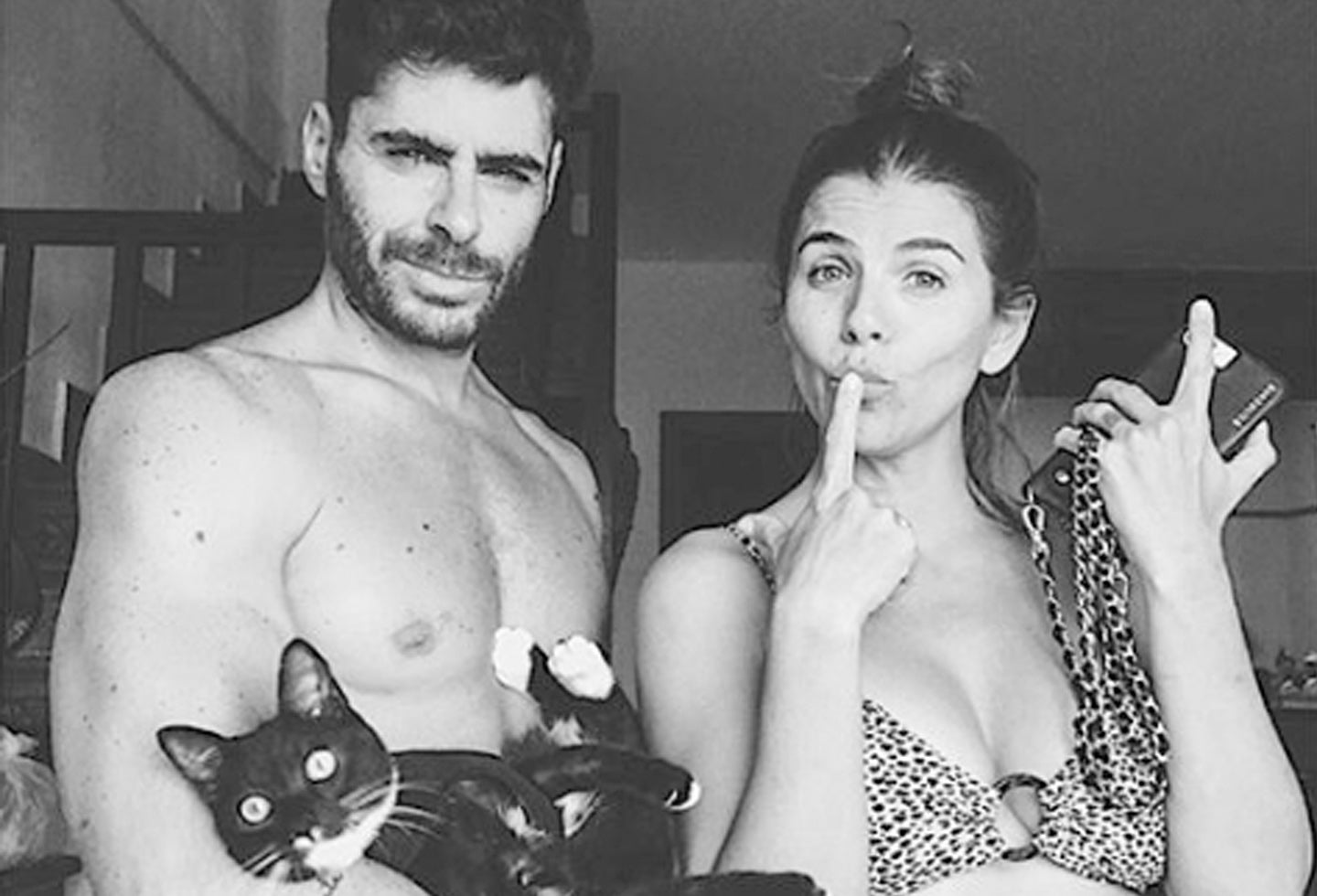 María Fernanda Yepes y novio