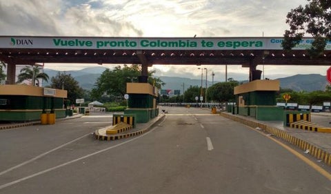 Cierre de zona de frontera entre Colombia y Venezuela