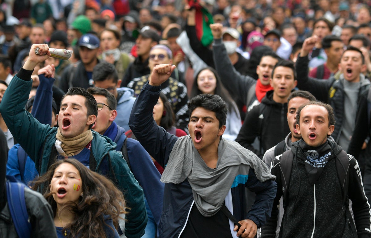 Marchas en Bogotá
