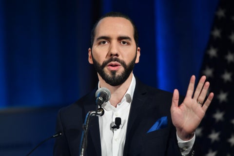 El presidente de El Salvador, Nayib Bukele