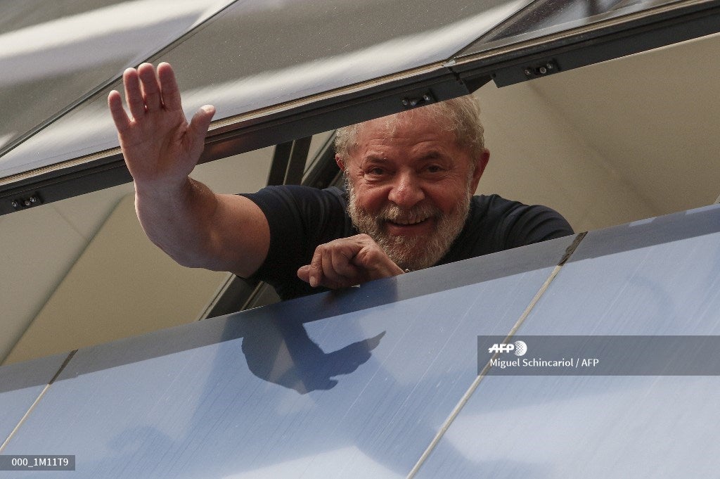 Expresidente izquierdista de Brasil, Luiz Inácio Lula da Silva