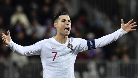 Cristiano Ronaldo, jugador de Portugal