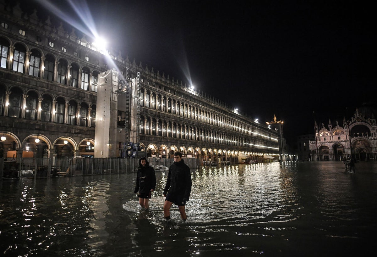 Inundaciones en Venecia, Italia