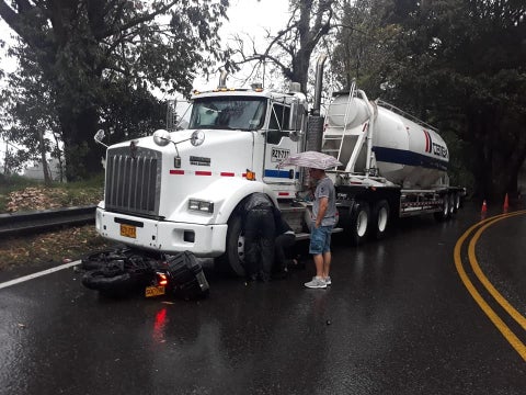 Accidente vía La Línea - Archivo Ciudadano