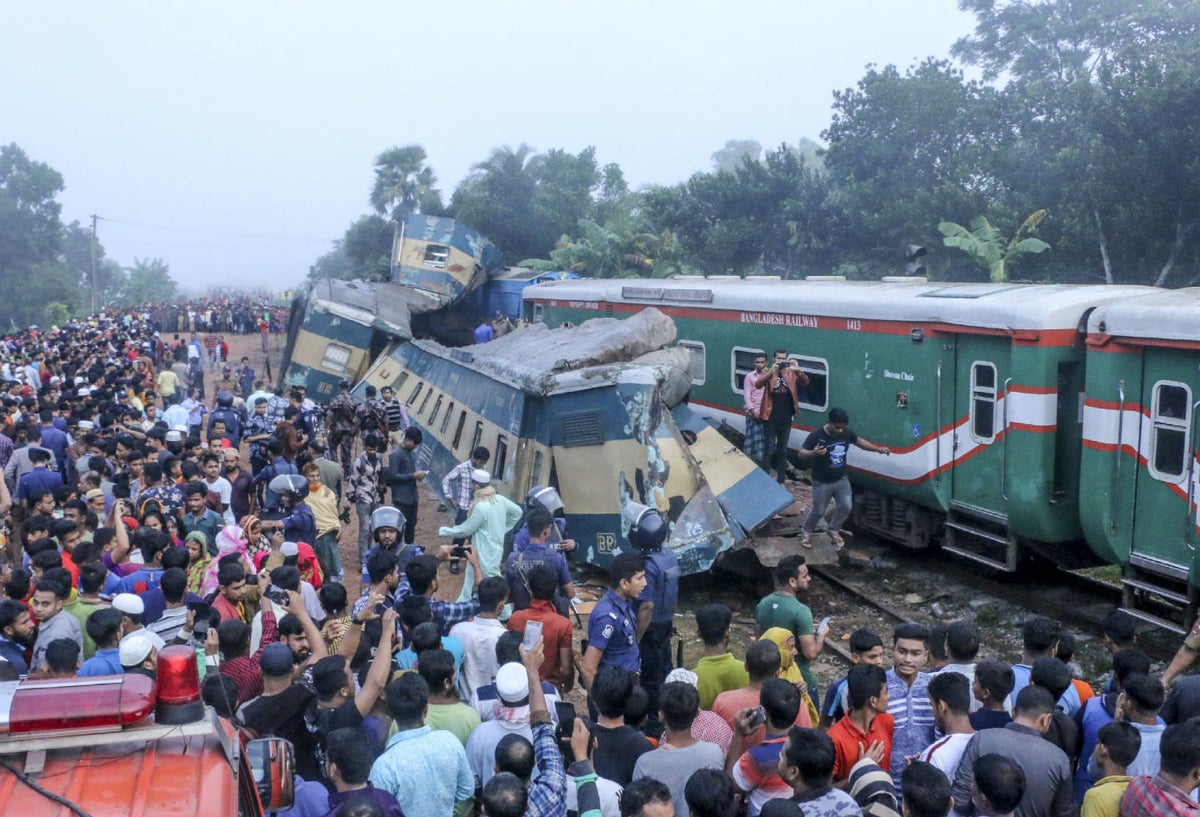 Accidente de tren en Bangladesh