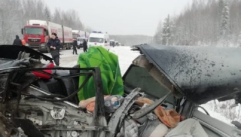 Accidente en Rusia