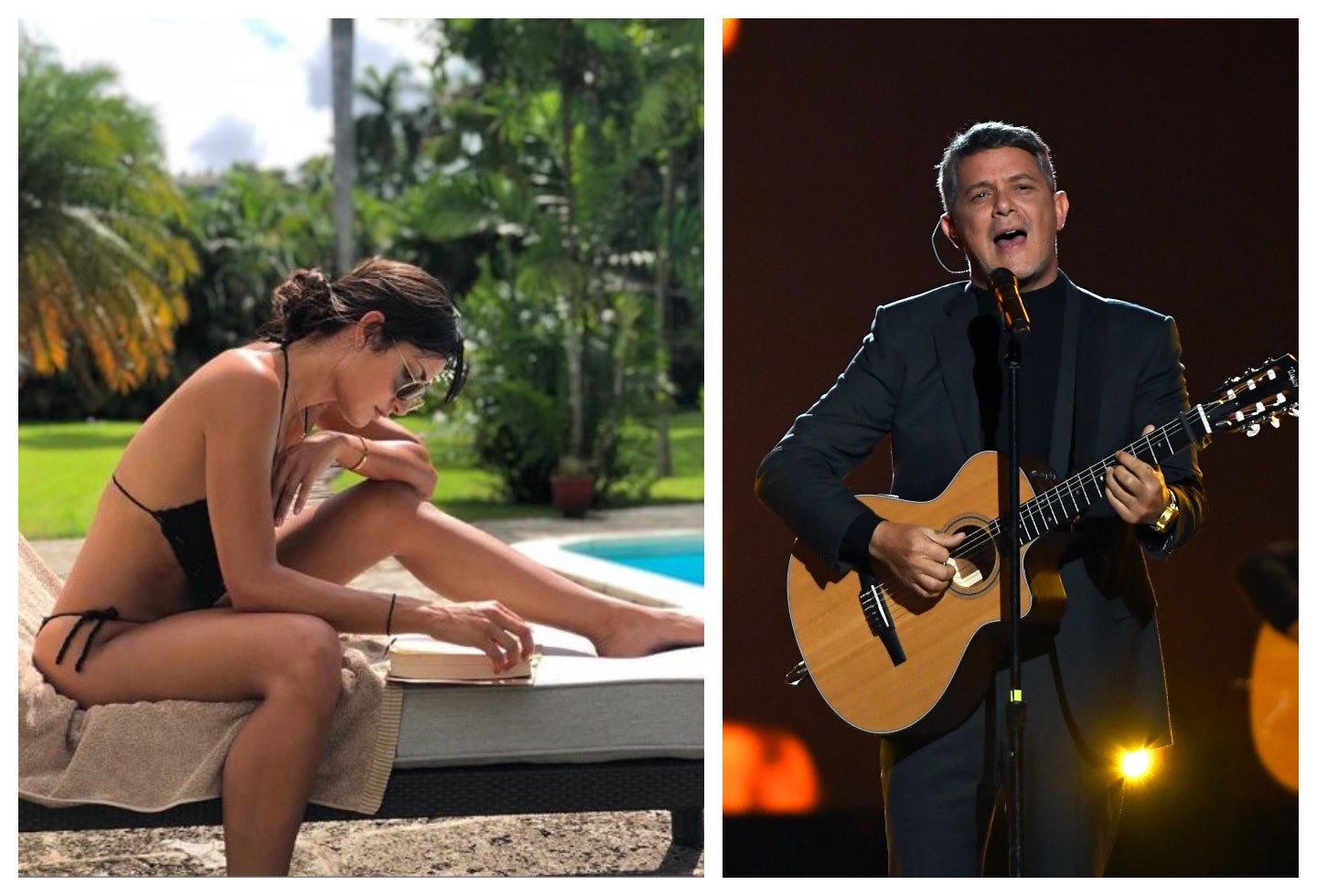 Alejandro Sanz y Rachel Valdés
