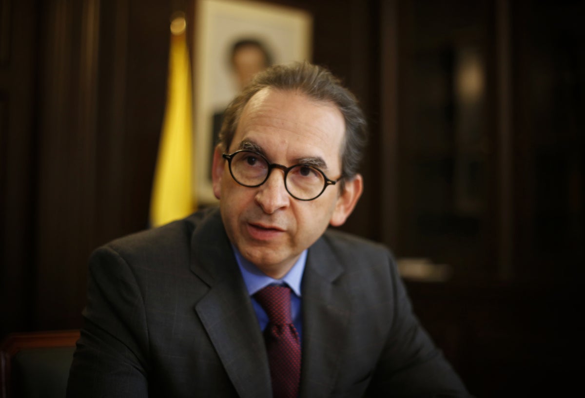 Andrés Valencia, Ministro de Agricultura