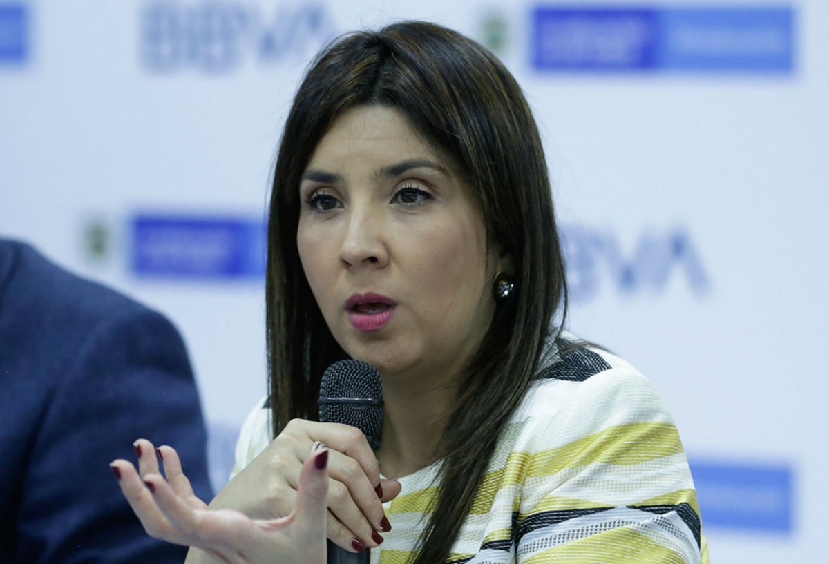 Ministra de Educación, María Victoria Angulo