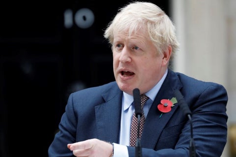 Boris Johnson, primer ministro del Reino Unido